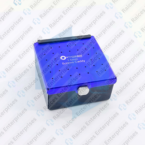 Tornillos Autoperforantes y Corticales de 1.5mm, Caja de Almacenamiento de Aleación de Aluminio, Instrumento Quirúrgico Veterinario Ortopédico con Certificación CE - Product Image 2