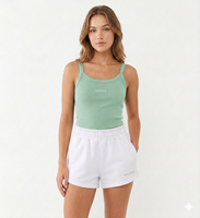Ensemble haut et short léger à coupe classique, manches longues, col en V, 100 % coton écologique, pour un usage quotidien décontracté, toutes saisons