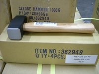 Maillet personnalisable de 1000g avec manche en bois pour le bricolage, support OEM, origine Taïwan