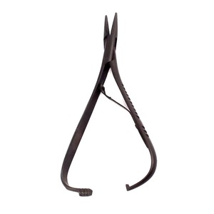 Portaagujas Mathieu de Acero Inoxidable 170mm 19-300-170, Instrumento Quirúrgico Manual Reutilizable de Precisión para Sutura, Hermann Meditech - Product Image 1