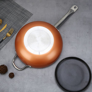 Wok de Acero Pulido con Fondo Redondo, Estilo Auténtico, Premium, para Saltear, Capacidad de 20L, Mango de Madera, Apto para Lavavajillas, Compatible con Todas las Estufas - Product Image 5