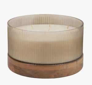 Porte-bougie en verre rond fait main avec pot à bougie pour la décoration de la maison et les cadeaux de Pâques, d'anniversaire, d'Halloween et de Noël - Product Image 4