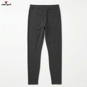 Nouveau design 2026 – Leggings de yoga tricotés respirants taille haute, haute qualité et tendance, avec logo personnalisé – 100 % coton - Product Image 2