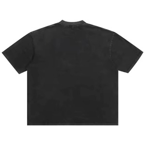 Fabricant sur mesure de vêtements streetwear, 220g, 100% coton, impression sérigraphique, coupe ample, épaules tombantes, style boxy, taille plus, blanc - Product Image 2