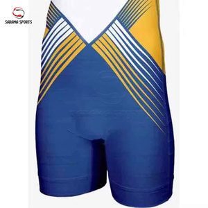 Traje de Lucha Libre Profesional para Hombre, Singlet de Poliéster y Spandex para Competencia, Singlets Juveniles de Lucha Libre con Logotipo Personalizado - Product Image 5