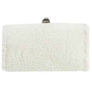 Lightweight Faux Sheepskin Handwoven Women's Handbag with <b>Mini</b> Wallet Plush Shoulder Bag - Product Image 4