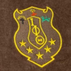 Iota Phi Theta Corduroy Jacket Brown <b>Gold</b> Greek Apparel Fraternity Premium Jacket Stylish Classic Fit Outerwear - Product Image 2
