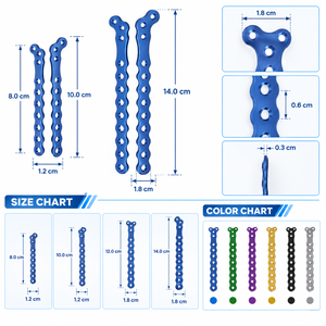 Placa Ósea de Bloqueo Tipo L Ortho Genix, Implante Ortopédico, Instrumentos Quirúrgicos, Sistema de Fijación Ósea de Alta Resistencia, Set Ortopédico - Product Image 6