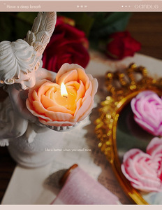 Valentine's Day <b>Gift</b> <b>Candle</b> with Long Lasting Fragrance Eco Friendly Handmade Soy Wax Valentine's <b>Candle</b> Romantic Decorative - Product Image 4