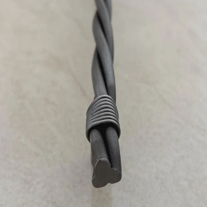 Poignées de tiroir en fer torsadé faites à la main, poignées de meuble rustiques noires, poignée de meuble en fer forgé à la main, poignée spirale en fer forgé, noir rustique - Product Image 4