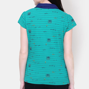 Women's <b>Short</b> <b>Sleeve</b> Polo Shirt Solid Pattern <b>Button</b> <b>Up</b> Casual Knitted Top Breathable Cotton Summer Wear 2026 - Product Image 4