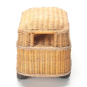 Juguete de autobús de ratán tejido a mano, juguete infantil natural más vendido, vehículo en miniatura premium para muñecas - Product Image 5