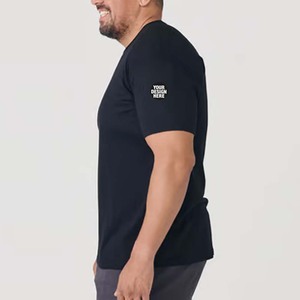เสื้อยืดเปล่าคอตตอนแบบเรียบสำหรับงานอีเว้นท์ พิมพ์ลายได้ตามสั่ง น้ำหนัก 5.3 ออนซ์  ขายส่งไซส์อเมริกา เสื้อยืดเปล่าคอตตอนเนื้อหนา - Product Image 1