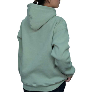 Sweat à capuche personnalisable en molleton technique bleu ciel pour femme, survêtement confortable en mélange de coton pour l'hiver, sweat à capuche pour homme DDP - Product Image 2