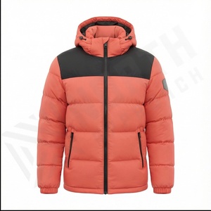 Streetwear mode hommes rembourré hiver vestes chaud imperméable doudoune bouffant brillant bulle vestes manteaux duvet de canard plume - Product Image 2