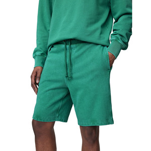 ชุดเซ็ตเสื้อฮู้ดซิปและกางเกงขาสั้นสไตล์วินเทจปักลายซีดจาง คุณภาพสูง แฟชั่นล่าสุด สำหรับผู้ชาย ฤดูร้อน - Product Image 3