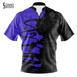 Custom Men High Quality Jersey for Shirt Quick Dry Cotton Full Print Embroidered Logo Short Sleeve Casual for Tennis <b>Bowling</b> - Product Image 5