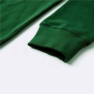 เสื้อสเวตเชิ้ตคอกลมสีเขียวสำหรับผู้ชาย ทรงปกติ สีพื้น ลำลอง ถักทอ แขนยาว ใส่ได้ในฤดูใบไม้ร่วง - Product Image 4