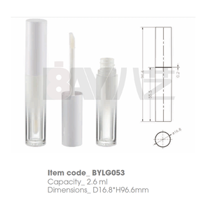 Tubo de Brillo Labial Transparente de Alta Calidad de 2.6 ml, Envase Vacío para Brillo Labial, Lápiz Labial Líquido y Corrector Líquido - Product Image 1