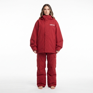 Traje de esquí de invierno para mujer, impermeable, resistente al viento, cálido y grueso, con cremallera única, ropa de esquí para exteriores - Product Image 1