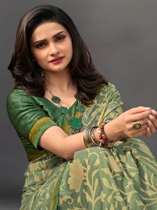 Blouse de sari en georgette ethnique magnifique pour femmes, tenue traditionnelle indienne, dernière mode décontractée pour tous les jours, haute qualité, indienne/pakistanaise - Product Image 4