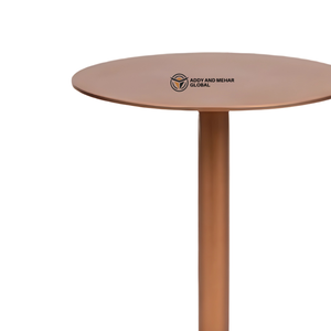 Modern Round Iron Metal <b>Stool</b> with Cylindrical Legs Minimalist Powder Coated Steel <b>Stool</b> for Home Cafe & Commercial Use - Product Image 6