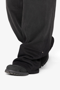 Pantalon de jogging décontracté ample et évasé pour homme, taille haute, style streetwear hip-hop, coupe large et évasée - Product Image 6