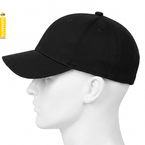 Casquette de baseball SAMAVIA noire en polyester, ajustable, pour activités de plein air, golf, sport, personnalisable, écologique, durable, fabricant OEM - Product Image 4