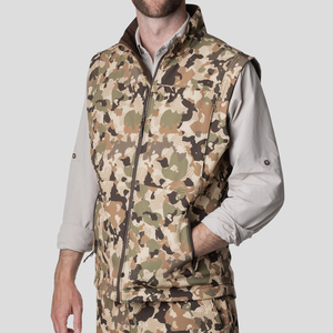 Gilet de chasse professionnel d'été respirant haute qualité Softshell protection UV prix usine logo personnalisé 300g imprimé - Product Image 2