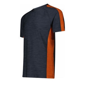 T-shirt de sport pour homme en polyester, respirant, à manches longues, coupe ajustée, idéal pour la course et l'entraînement, personnalisable, vente en gros - Product Image 3