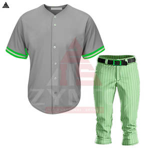 Uniforme de baseball personnalisé, dernier design, bonne qualité de matériaux, tissu respirant et tissu de haute qualité. - Product Image 4