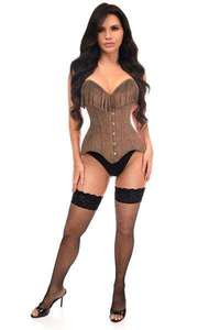 Women's Corset Tops Sexy Over Bust Push <b>up</b> Bra Seamless <b>Open</b> Crotch Design Modern for Plus Size Breathable - Product Image 3