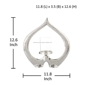 Luxury Contemporary Decorative Stainless Steel Handmade <b>Candlestick</b> <b>Holder</b> for Wedding Ceremony and Home Decoration - Product Image 2