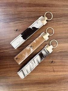 Luxury Genuine Leather Keychain <b>Custom</b> Personalized Car <b>Key</b> Holder Wholesale Promotional Gift - Product Image 5