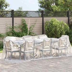 ผ้าใบใสแบบมีตาไก่ ขนาด 6.6x13.1 ฟุต ผลิตจากวัสดุโพลีเอทิลีนที่ทนทาน - Product Image 2