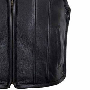 Gilet de moto respirant sur mesure en cuir véritable pour l'hiver, protection motocross personnalisable - Product Image 5