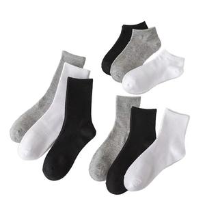 Chaussettes courtes en coton tricoté pour femmes, chaussettes blanches respirantes - Product Image 2