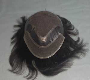 Peluca de cabello humano con frente de encaje HD modelo Taz superventas, tupé de monofilamento sin pegamento de alta calidad, Base de encaje transparente Bangladesh - Product Image 5
