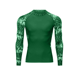 Wholesale Customized Soft Round Neck Long Sleeve <b>Compression</b> <b>Shirt</b> <b>Men's</b> Quick Drying Fitness <b>Compression</b> Fitness Plush Tights - Product Image 6
