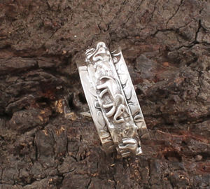 Bague tournante anti-stress en argent sterling 925 motif éléphant, alliance pour femmes et hommes, bijoux animaliers bohèmes, vente en gros - Product Image 6