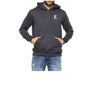 Sweat à capuche premium de haute qualité, coupe ample, en molleton bouclette épais pour homme, en coton, effet vieilli, coupe courte, personnalisable - Product Image 1