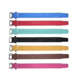 Cinturón de Levantamiento de Pesas de Cuero, Diseño de Doble Hebilla Resistente, 4 Pulgadas de Ancho, Soporte de 10 mm de Grosor, Antideslizante, para Entrenamiento Profesional - Product Image 5