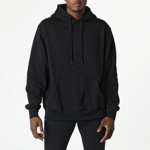 Sudadera con Capucha Extra Grande para Hombre, 100% Algodón, con Estampado Personalizado, de Alta Calidad, Negra, con Logotipo, Estampado Digital, Conjunto de Ropa - Product Image 4