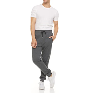 New Custom Logo <b>Mens</b> Casual Mid Fleece <b>Jogger</b> Track Pants Active Outdoor Slim Fit Sports <b>Polyester</b> Cotton Drawstring - Product Image 5