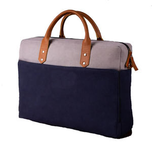 Sacoche Professionnelle pour Ordinateur Portable, Sac de Bureau en Toile Durable avec Doublure en Coton, Grande Capacité, Organisateur Portable pour Hommes - Product Image 6