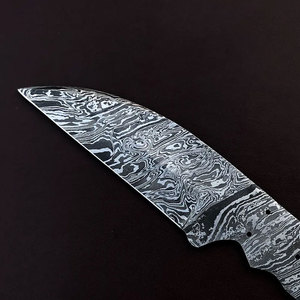 Damascus Steel Blank <b>Blade</b> Handmade <b>Craft</b> Blank for DIY Projects Custom Handle Making Workshop Applications Outdoor Utility - Product Image 6