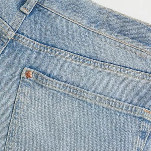 Pantalones Cortos de Mezclilla Tejidos Azules OEM para Hombre, Estilo Casual de Verano, Pierna Ancha, Desgastados, Fabricantes Personalizados, Proveedores Mayoristas de Pakistán, Exportación - Product Image 6