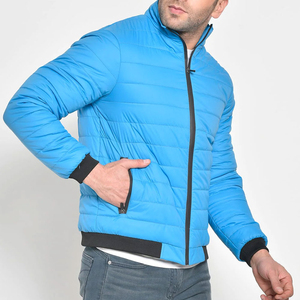 Wholesale New Custom Logo <b>Quilted</b> Puffer Men's Jackets Stand Up Hooded Collar Puffer Jacket <b>Winter</b> Outdoor Puffer Jacket - Product Image 6