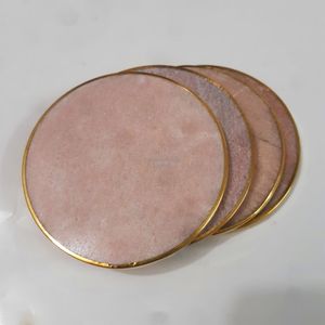 Sous-verres en marbre naturel gris Silver Cat, sous-verres de luxe pour tasses à thé, sous-verres en pierre véritable, vente de sous-verres personnalisés, cadeaux de mariage écologiques, diamètre 100 mm - Product Image 6