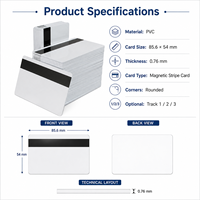 Kunststoff Inkjet White Pvc Card Id Visa Chip Leere Kreditkarte mit Magnetst reifen